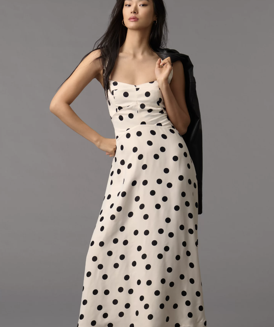 classic polka dot dress